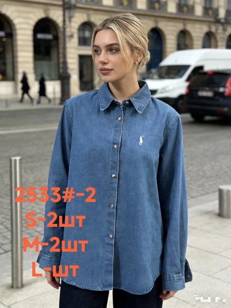 Рубашка Lolo Blues (S-L) 2533-2 blue (деми)