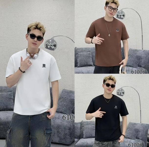 Футболка F.T.H (L-4XL) 61006 black (лето)