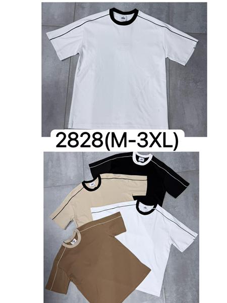 Футболка Ale-Ate (M-3XL) 2828 black (лето)