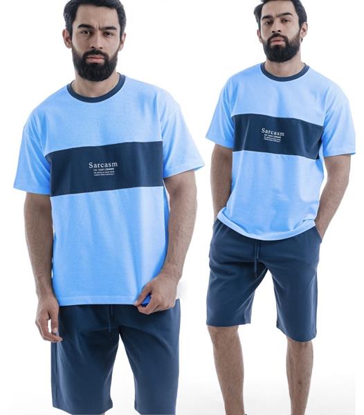 Костюм спорт Annet (48-56) YT7041 navy (лето)