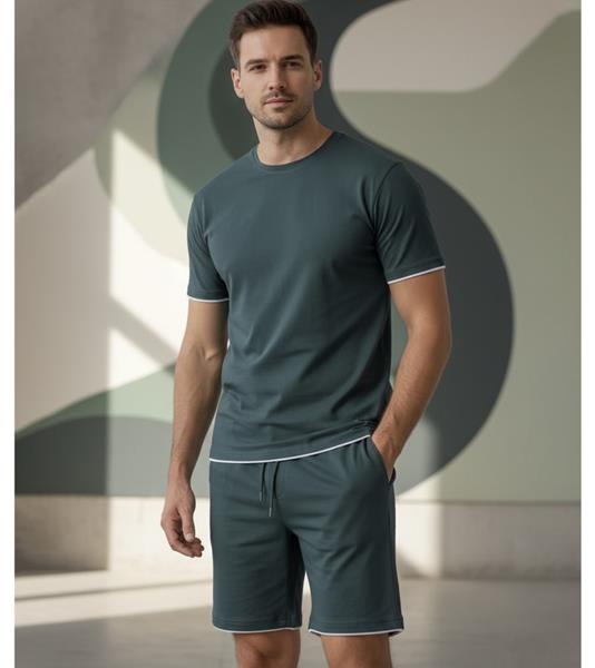 Костюм спорт Annet (48-56) YT7050 green (лето)