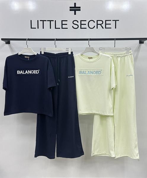 Костюм спорт Little Secret (M-XL) 2980-1 navy (лето)