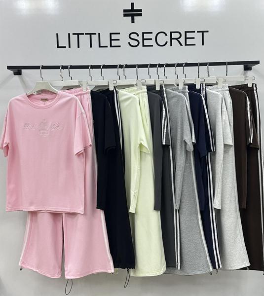 Костюм спорт Little Secret (M-XL) 3038 navy (лето)