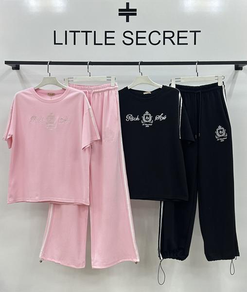 Костюм спорт Little Secret (M-XL) 3038 pink (лето)