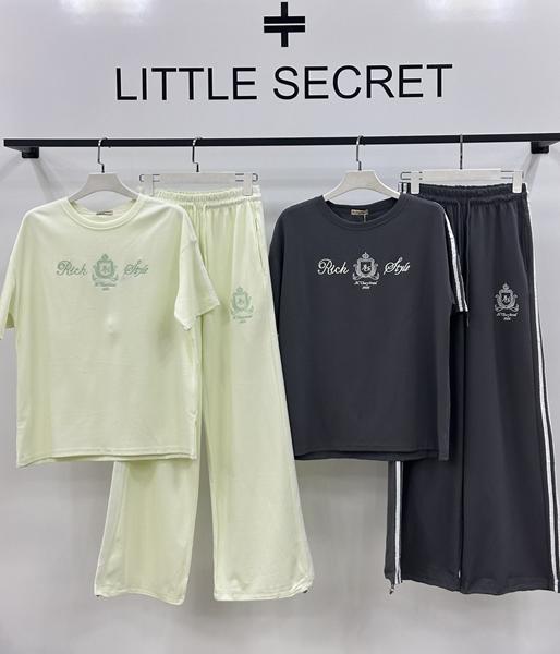 Костюм спорт Little Secret (M-XL) 3038 yellow (лето)