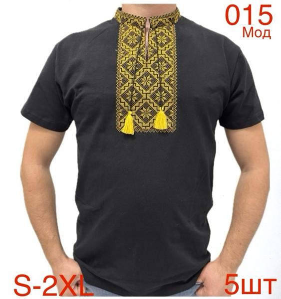 Вышиванка Надийка (S-3XL) ND780-015 black (лето)