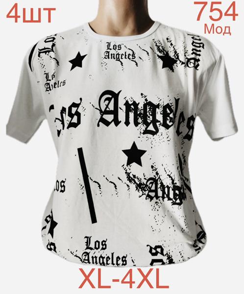Футболка Надийка (XL-4XL) ND981-754 white (лето)