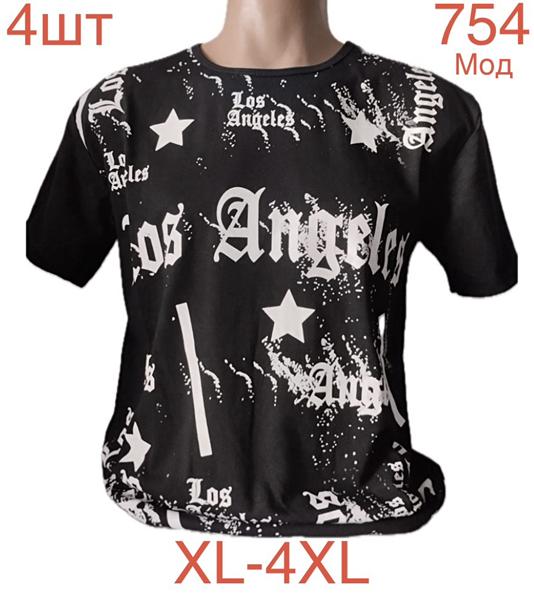 Футболка Надийка (XL-4XL) ND982-754 black (лето)