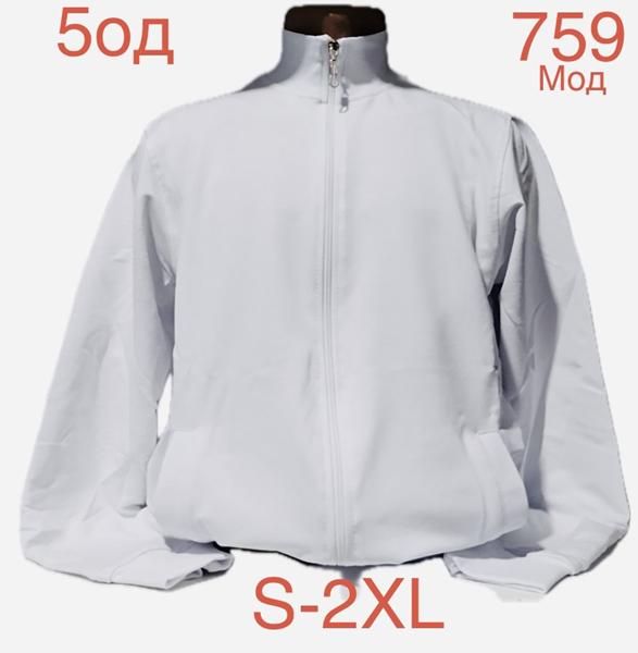 Кофта спорт Надийка (S-2XL) ND984-759 white (деми)