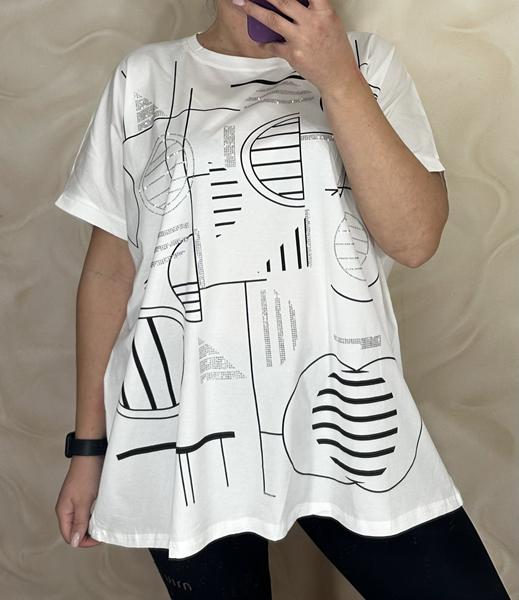 Футболка LeVisha (56-60) 26008 white (лето)