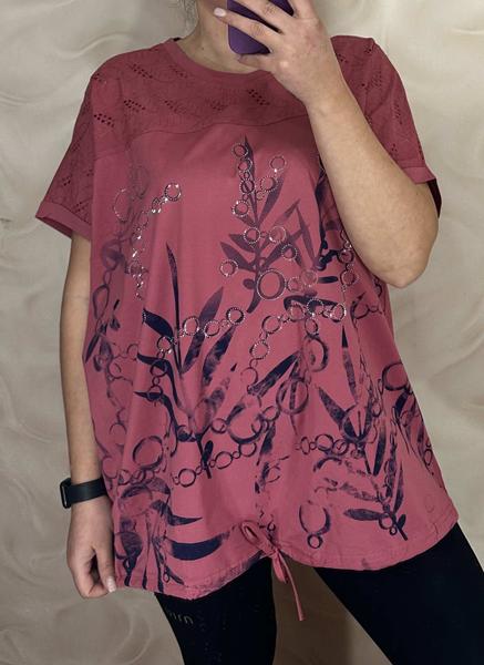 Футболка LeVisha (56-60) 26012 terrakot (лето)