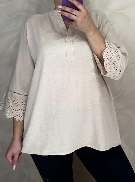 Блузка LeVisha (52-56) 26105 beige (деми)