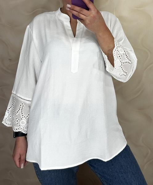 Блузка LeVisha (50-54) 26106 white (деми)