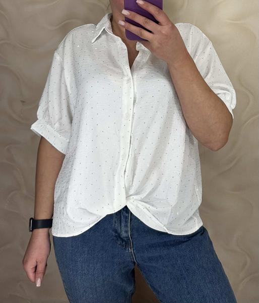 Рубашка LeVisha (46-52) 26120 white (лето)