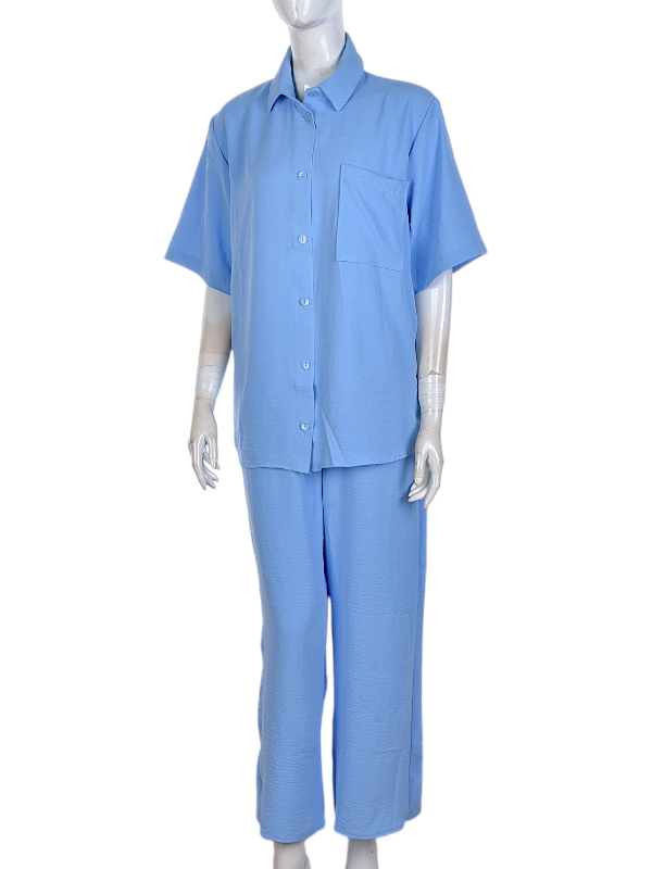 Костюм Калибри (L-3XL) 0960 l.blue (лето)