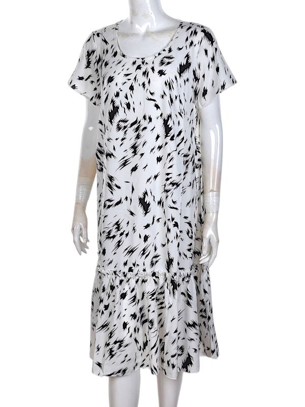 Платье Калибри (L-3XL) 0974 white (лето)