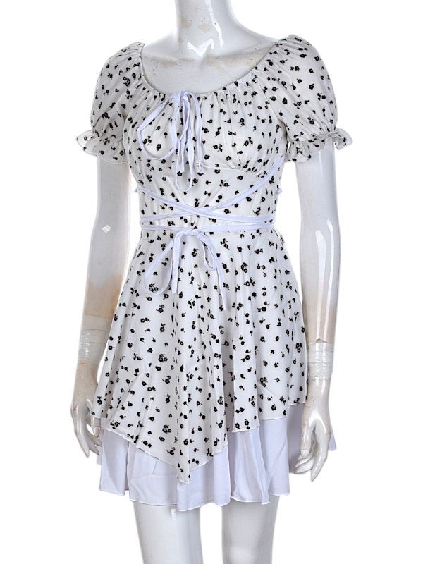 Платье Калибри (XS-L) 0978 white (лето)