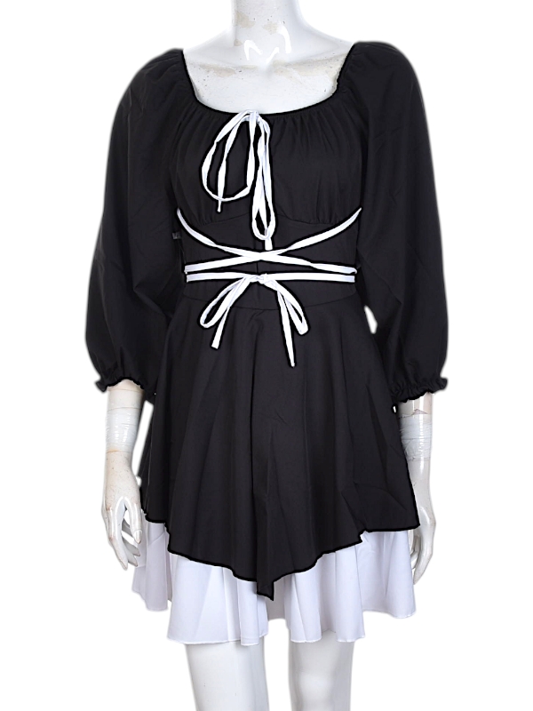 Платье Калибри (XS-L) 09788 black (лето)