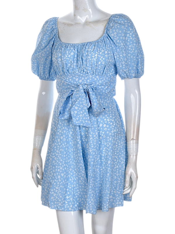 Платье Калибри (S-XL) 0984 l.blue (лето)