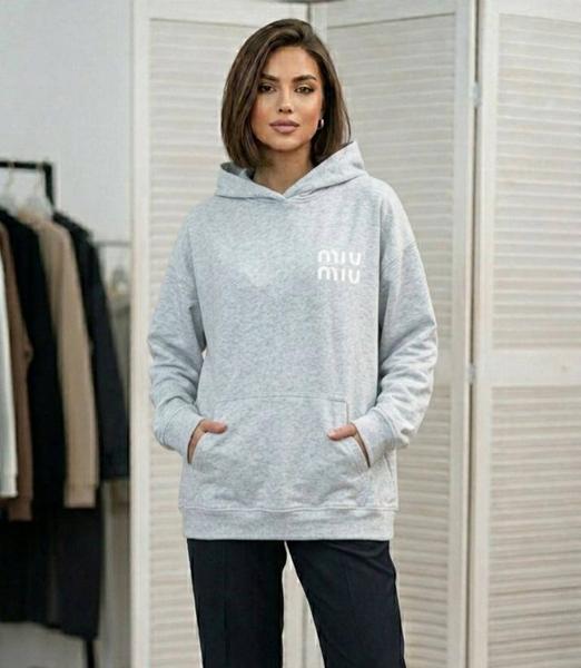 Худи Sport style (S-XL) 115 grey (деми)