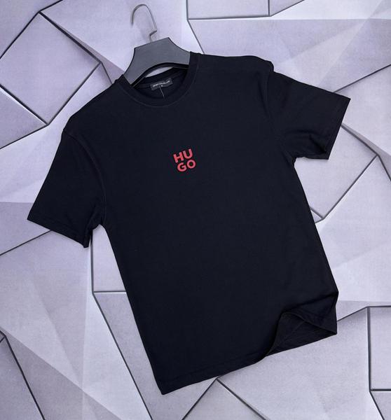 Футболка Rassul (S-2XL) 66369 black (лето)