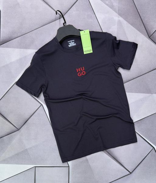 Футболка Rassul (S-2XL) 66375 black (лето)