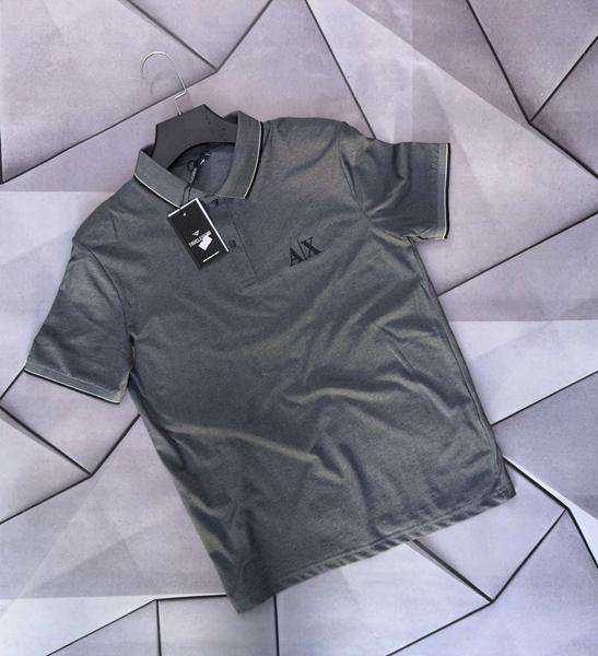 Футболка Rassul (S-2XL) 66421 grey (лето)