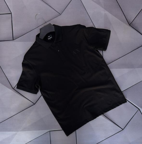 Футболка Rassul (S-2XL) 66425 black (лето)