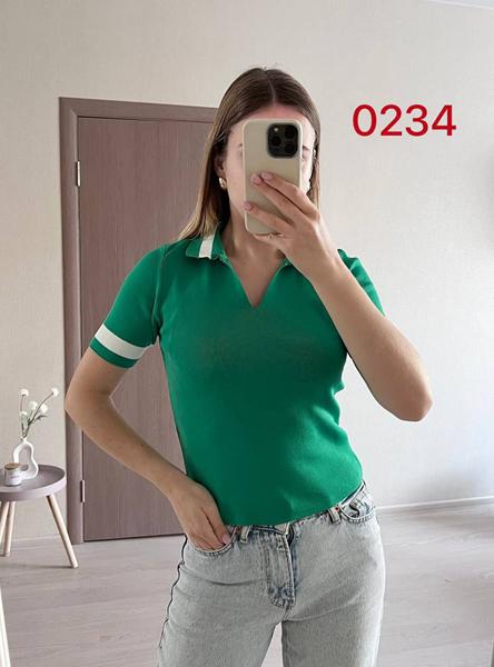 Футболка FSN (42-46) 0234 green (лето)