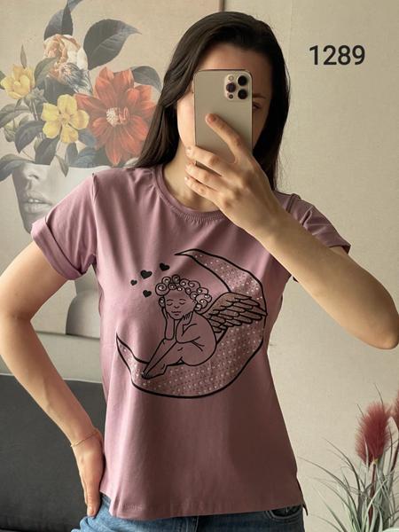 Футболка FSN (42-48) 1289 powder (лето)