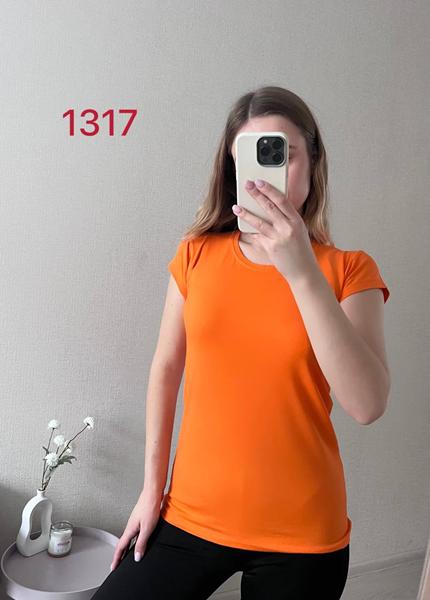 Футболка FSN (42-46) 1317-1 orange (лето)