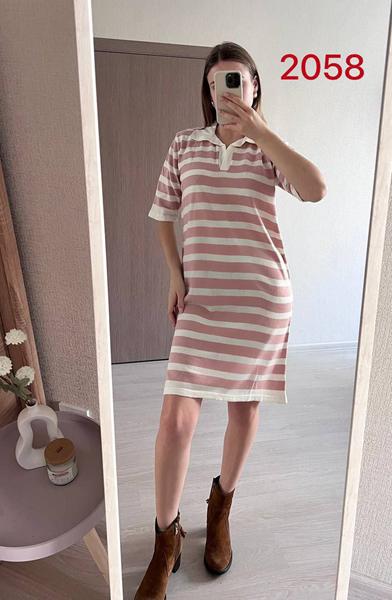 Платье FSN (44-48) 2058 beige (деми)