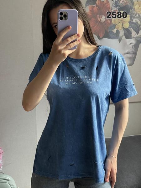 Футболка FSN (46-52) 2580 l.blue (лето)