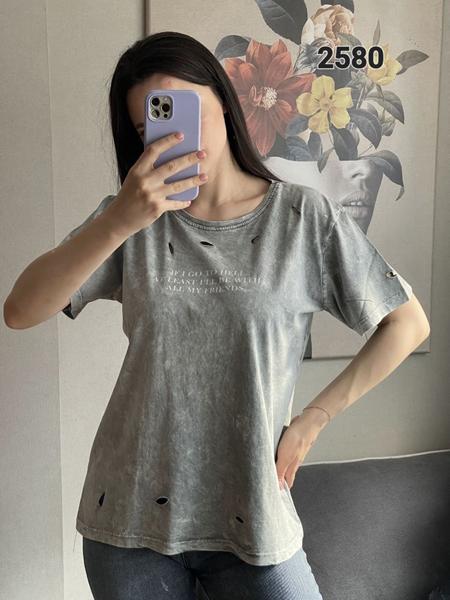 Футболка FSN (46-52) 2580 l.grey (лето)