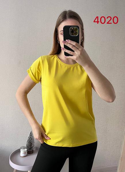 Футболка FSN (42-48) 4020 yellow (лето)