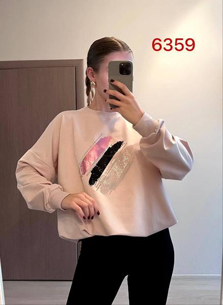Свитер FSN (46-52) 6359 l.beige (деми)