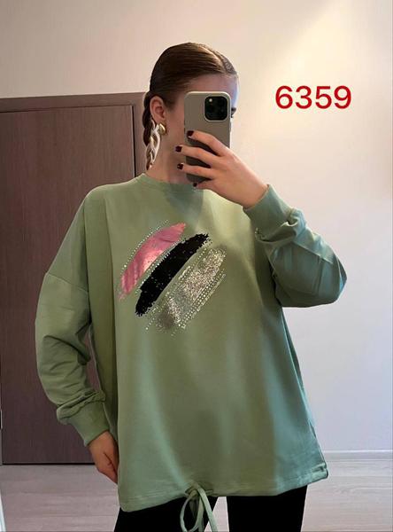 Свитер FSN (46-52) 6359 mint (деми)