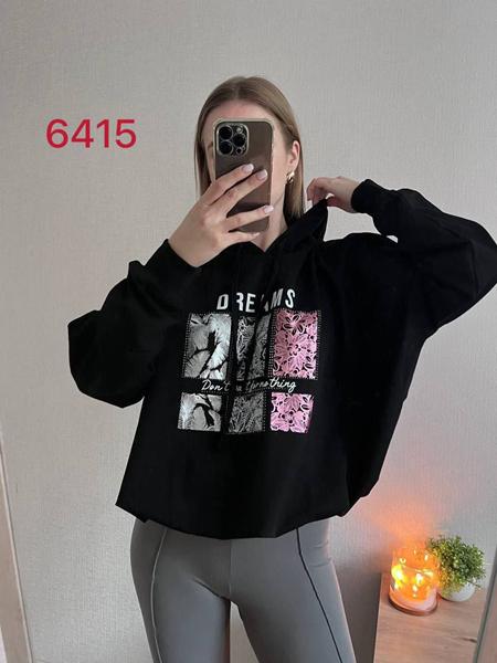 Свитер FSN (52-58) 6415 black (деми)