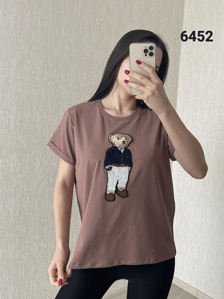 Футболка FSN (46-52) 6452 l.brown (лето)