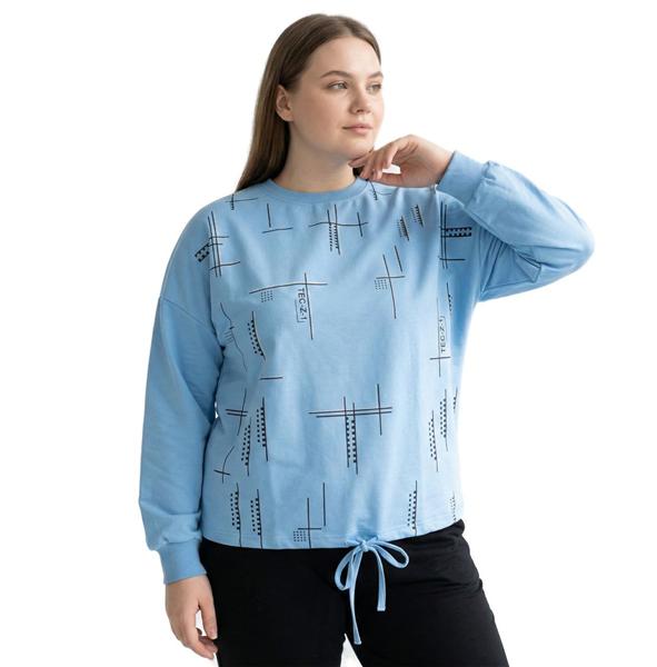 Свитер FSN (50-56) 6508 l.blue (деми)