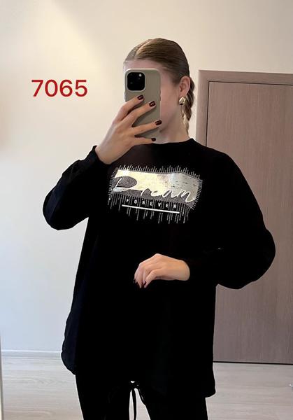 Свитер FSN (46-52) 7065 black (деми)