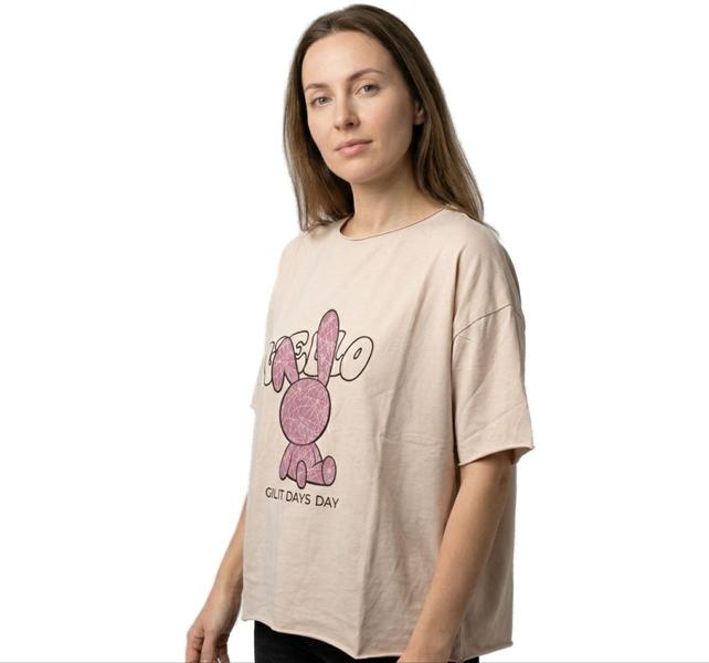 Футболка FSN (44-50) 7178 beige (лето)