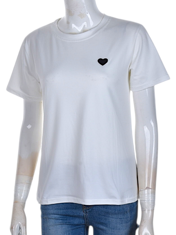 Футболка CND2 (M-2XL) 4349-4 heart (лето)