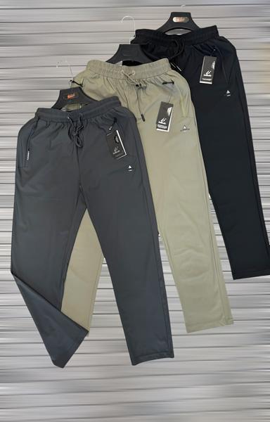 Штаны спорт F.T.H (L-4XL) F982 black (деми)