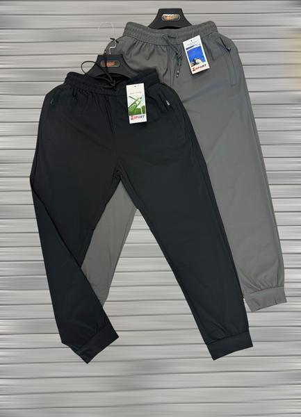 Штаны спорт F.T.H (L-4XL) F984 black (деми)