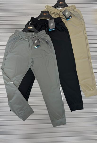 Штаны спорт F.T.H (L-4XL) F985 grey (деми)