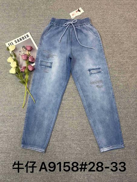 Джинсы Immei (28-33) A9158 l.blue (деми)