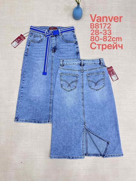 Юбка Vanver (28-33) B8172 l.blue (лето)