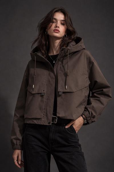 Ветровка Zalov (M-XL) 26520 brown (деми)