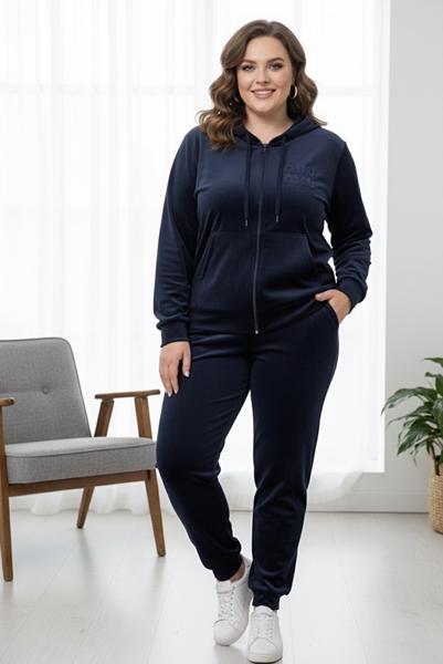 Костюм спорт Zalov (52-58) ZW1223 navy (деми)